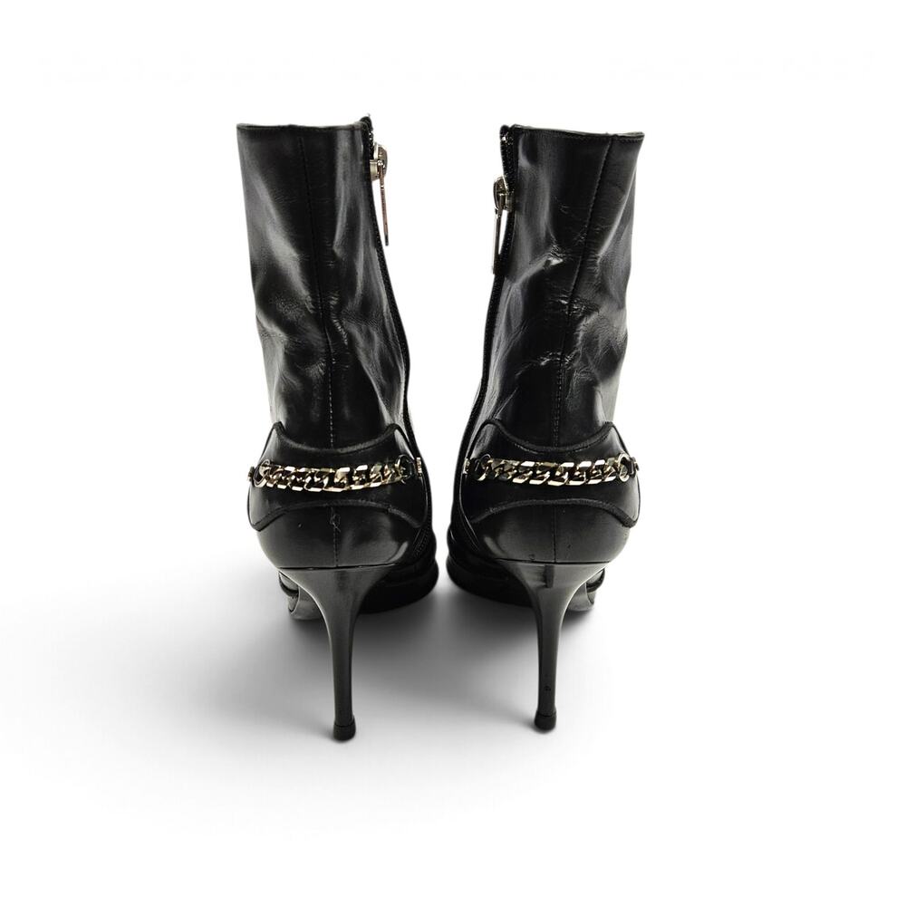 Christian Dior by Galliano FW 2004 Black Gambler Ankle Boots - IT 36.5 (6.5) - Picture 3 of 8